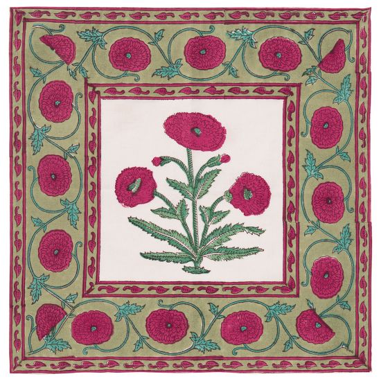 Poppy Napkin - Magenta (Set of 2)